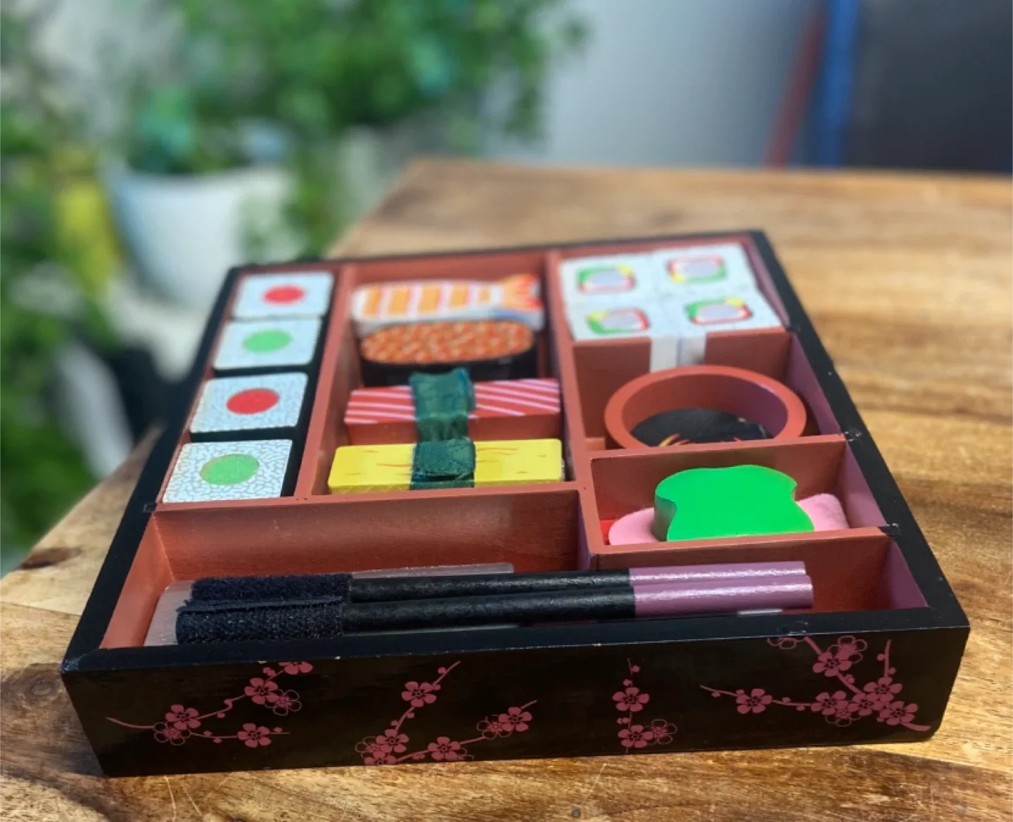 EUC: Melissa & Doug Wooden Sushi Set image indicator(8)