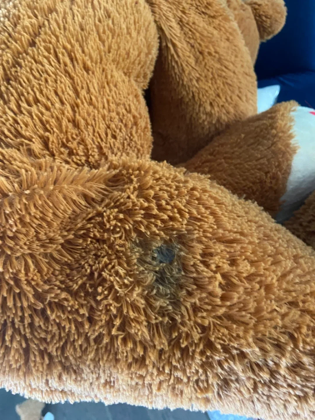 Giant Brown Teddy Bear with Red Bow image indicator(6)