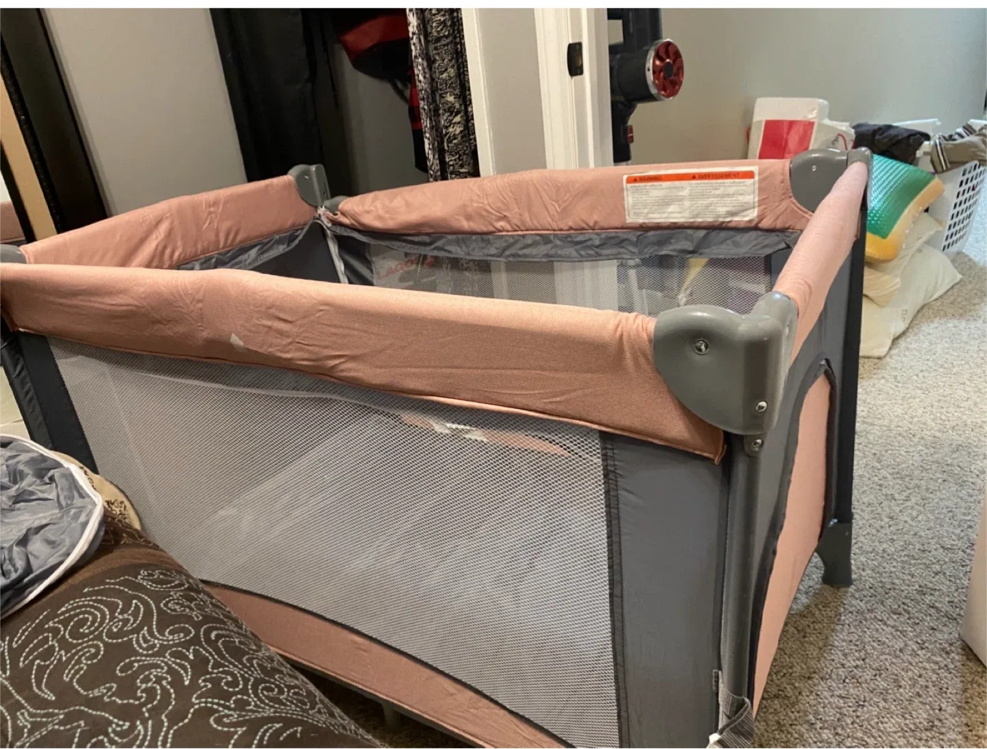 Pink & Grey Playpen image indicator(4)