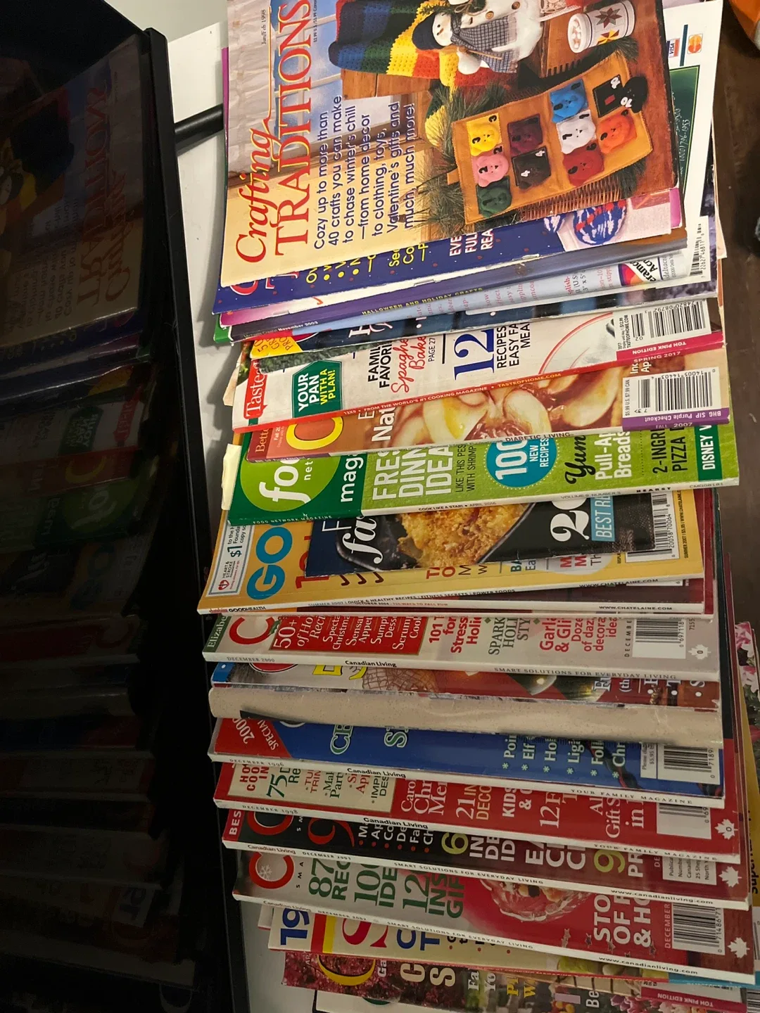 Stack of Assorted Magazines
