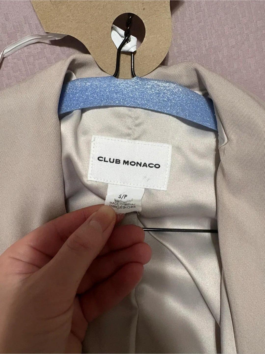 Club Monaco Beige Trench Coat - Size S/P image indicator(3)