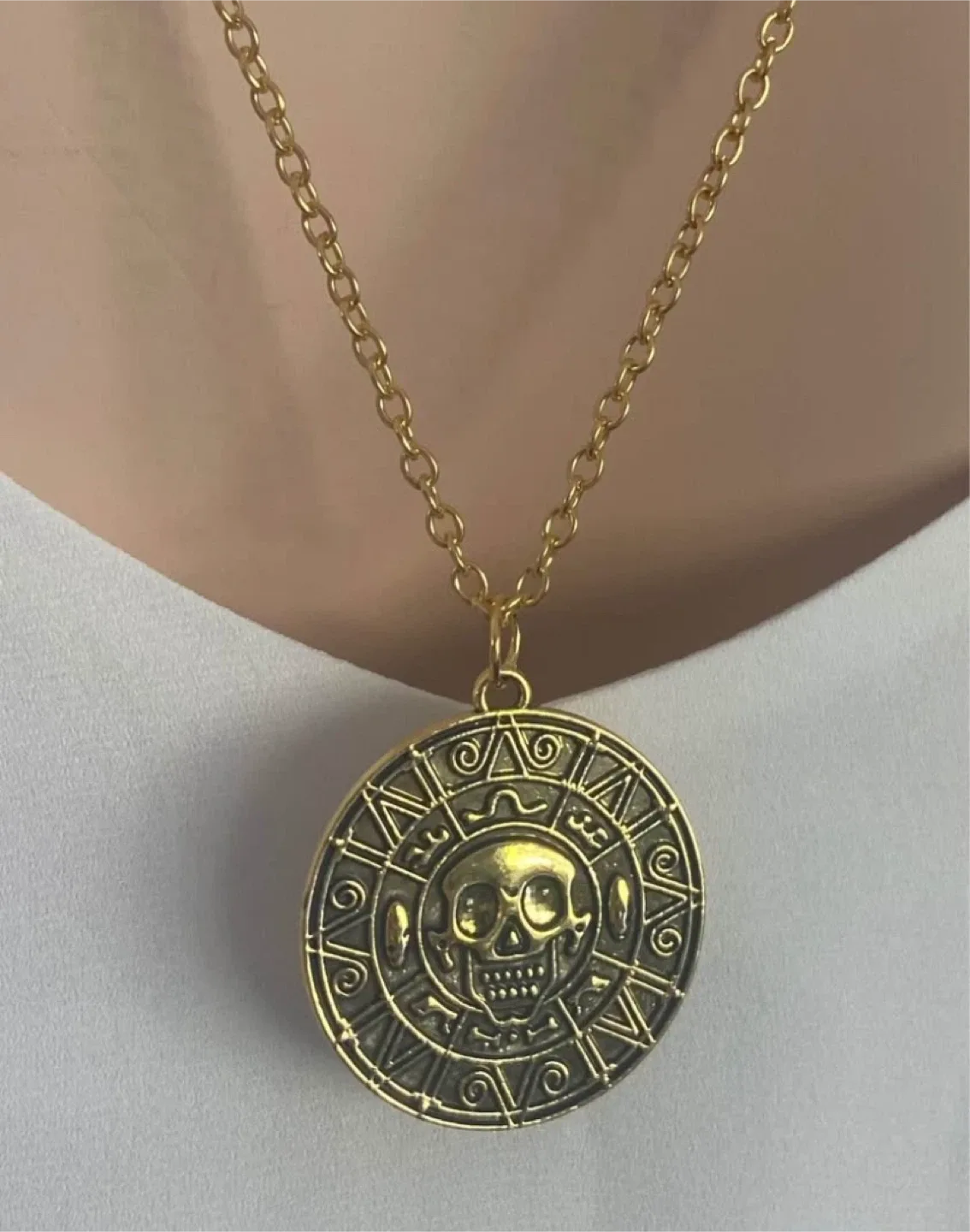 NEW: Pirates of the Caribbean Aztec Gold Necklace image indicator(4)