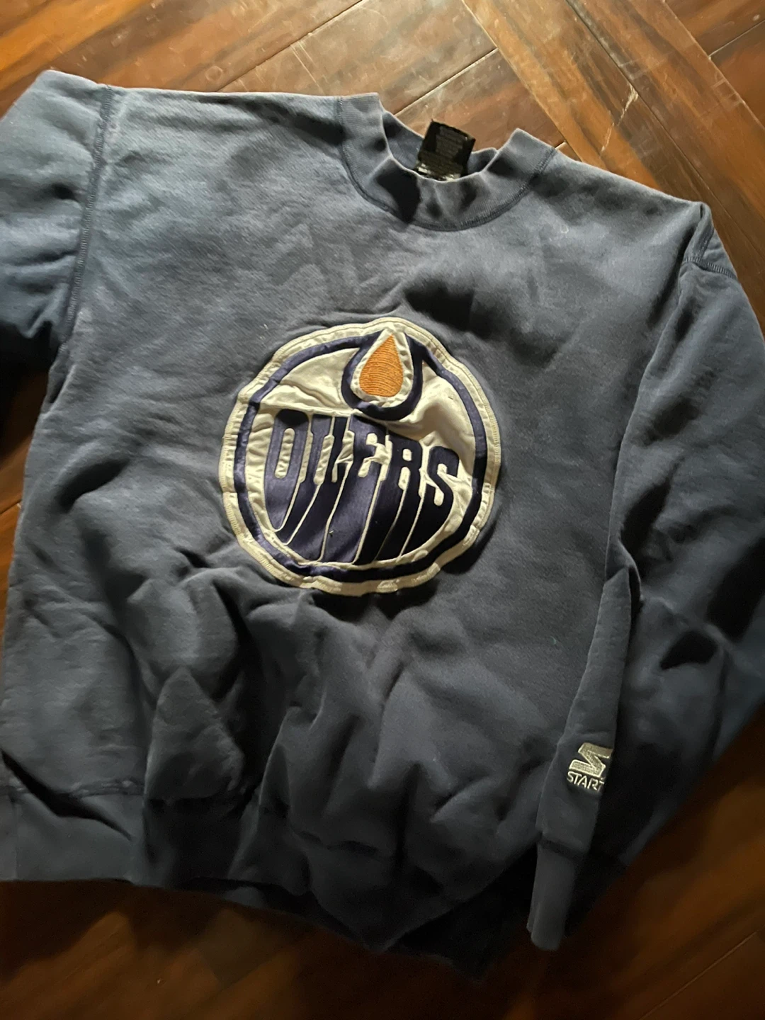 Vintage Starter Edmonton Oilers Sweatshirt