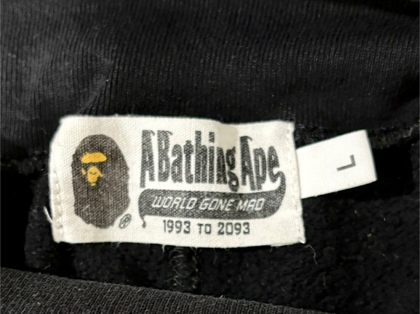 Bape Black Shorts Mens Size Large - A Bathing Ape image indicator(5)