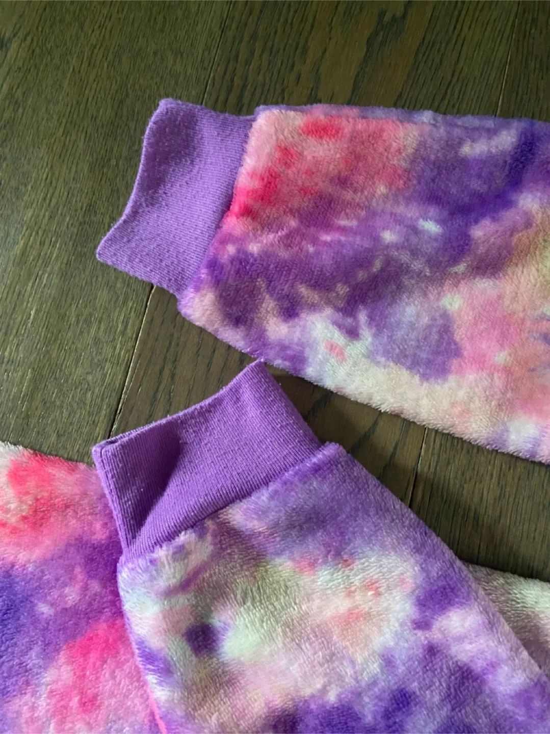 LIKE NEW: PJ Place Tie Dye Fleece Onesie  - Size XL (14) image indicator(4)