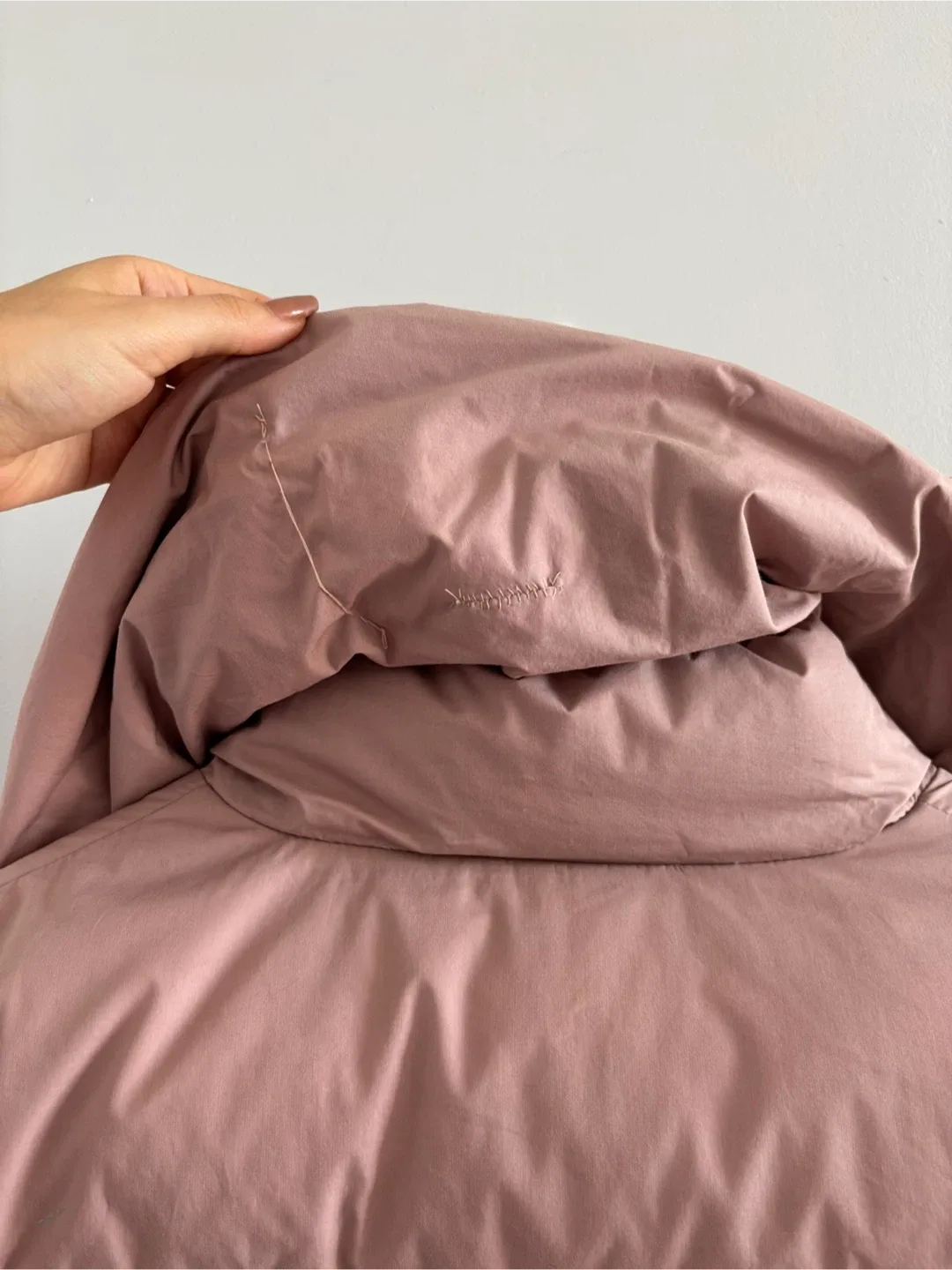 Aritzia Wilfred Free | Dusty Pink Belted Puffer Coat - XS image indicator(6)