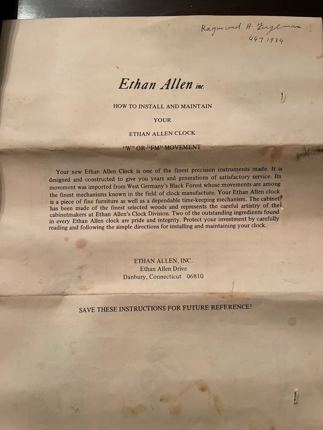 Ethan Allen Grandfather Clock image indicator(2)