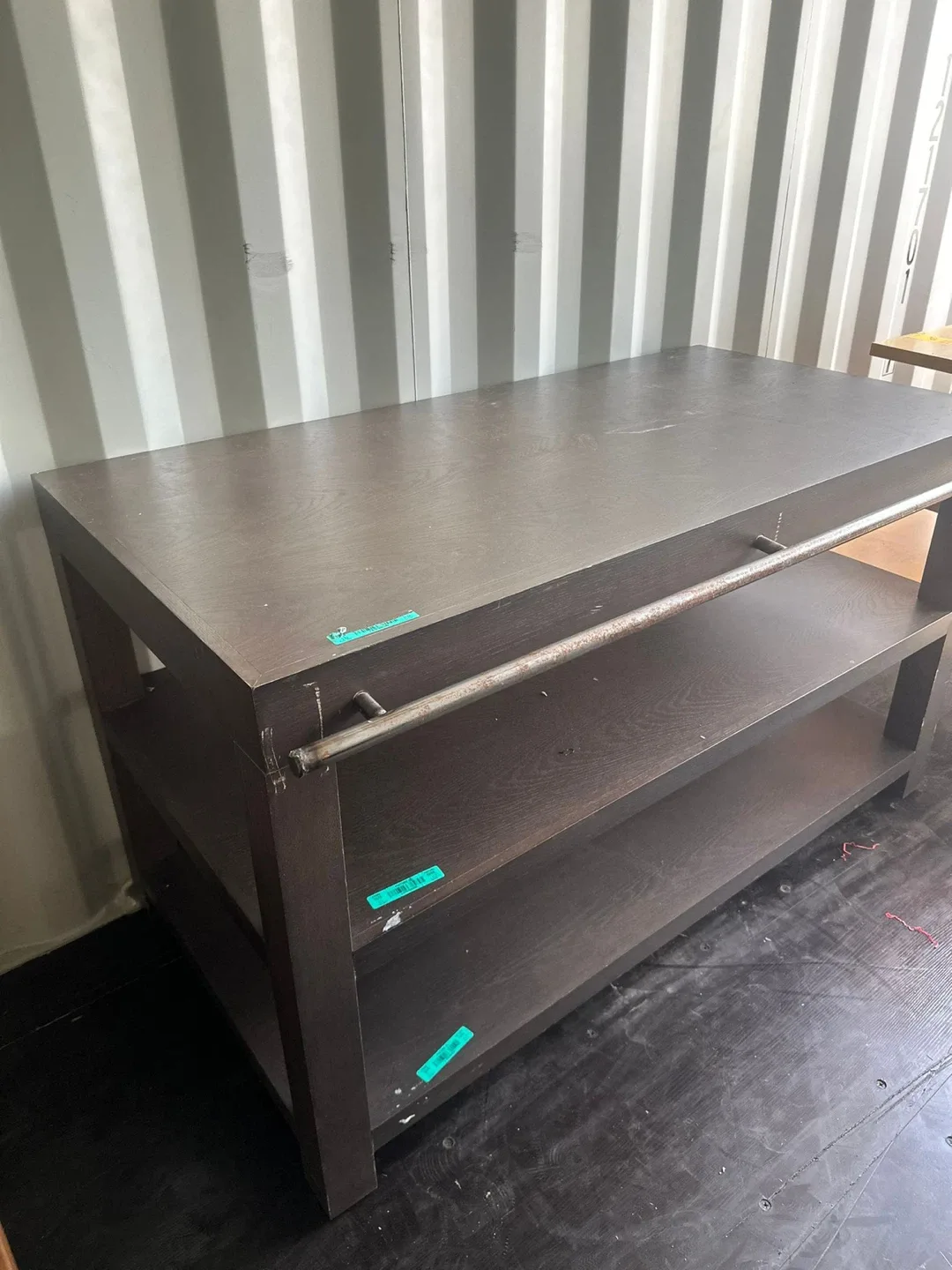 Brown Wooden Shelf Table image indicator(2)