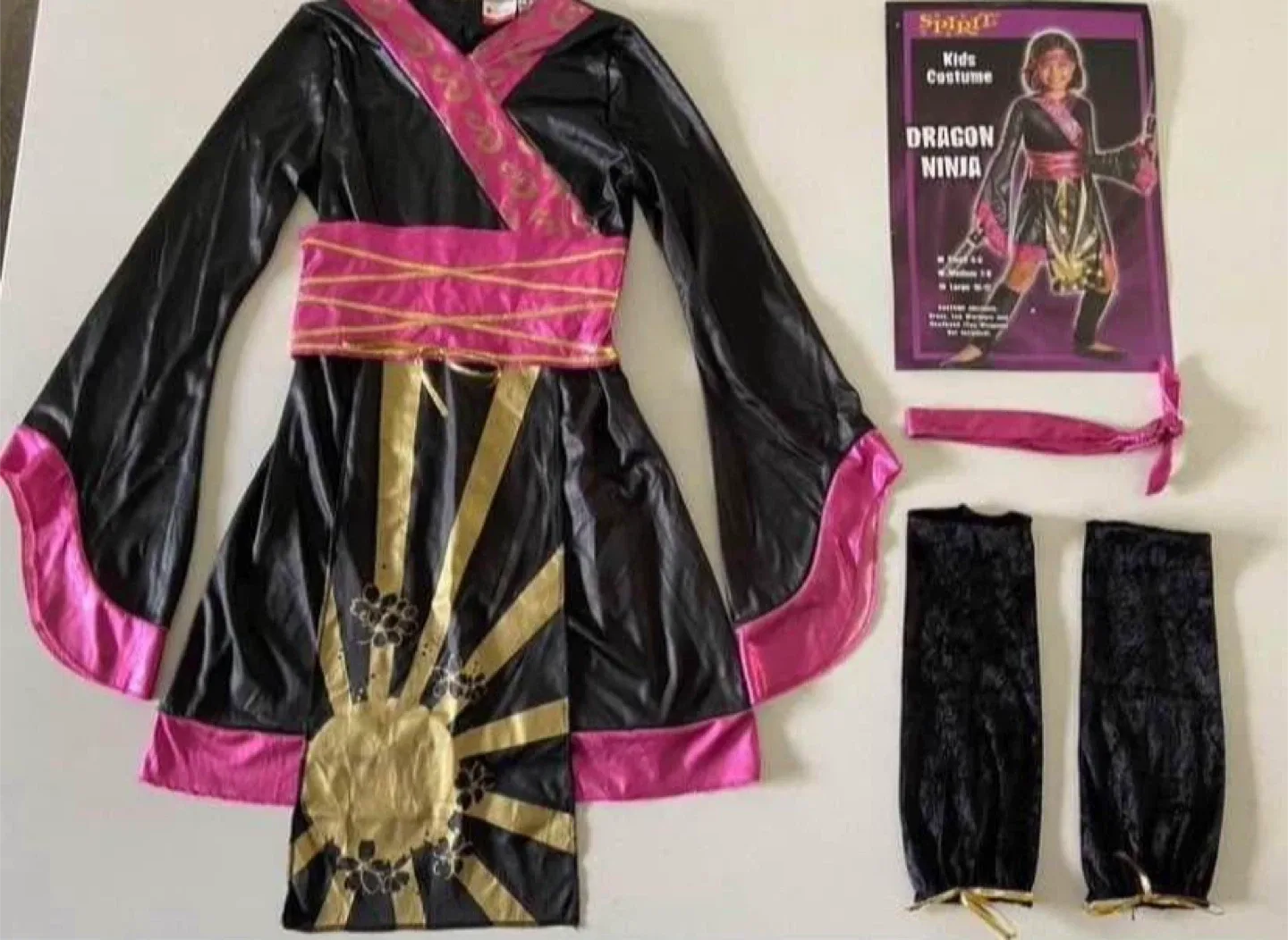 Spirit Kids Dragon Ninja Costume - Size Large (10-12) image indicator(5)