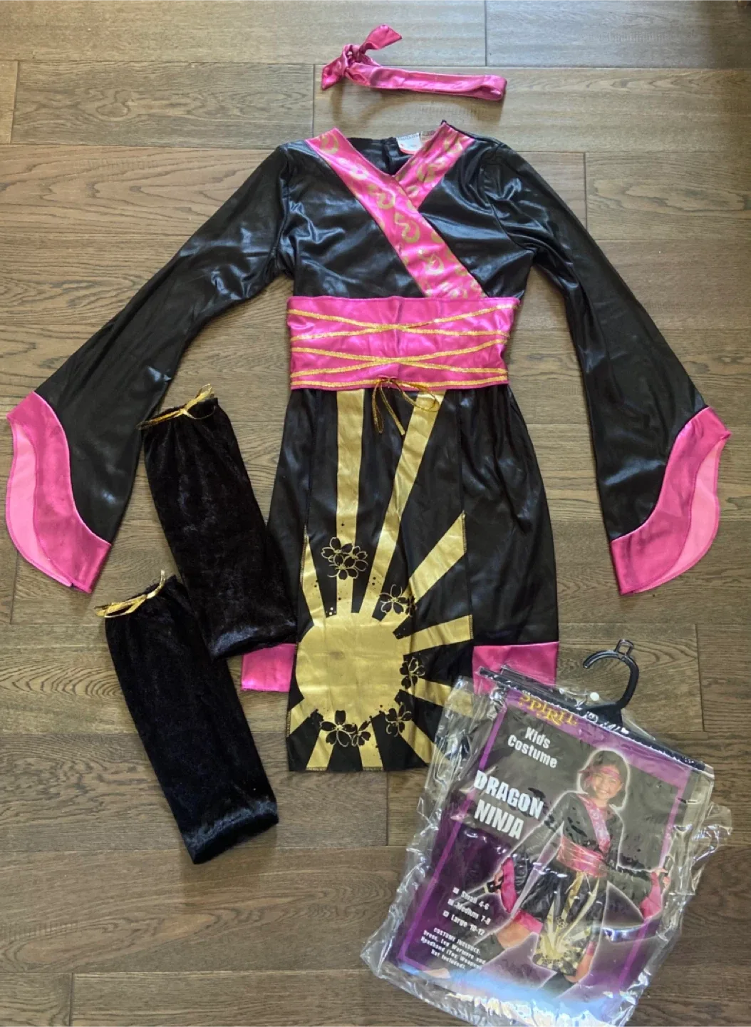 Spirit Kids Dragon Ninja Costume - Size Large (10-12) image indicator(10)