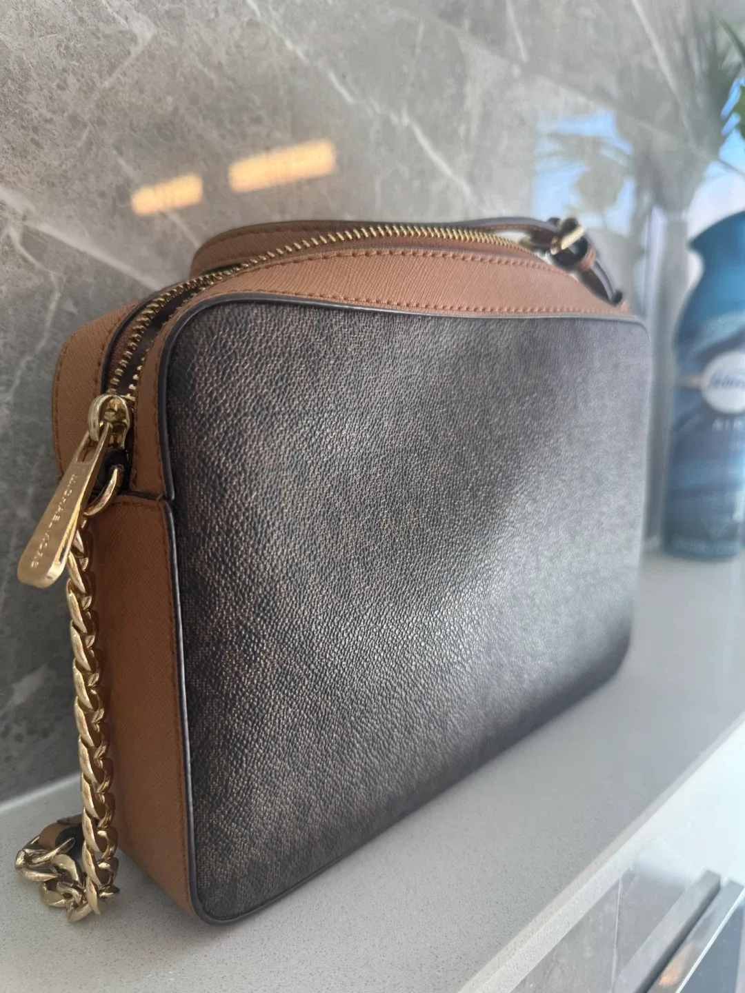Michael Kors Brown Crossbody Bag image indicator(5)