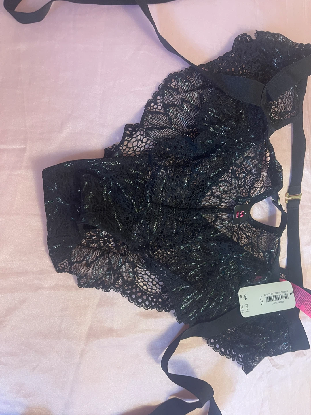 La Senza Black Lace Set- Size XL/L - photo 4