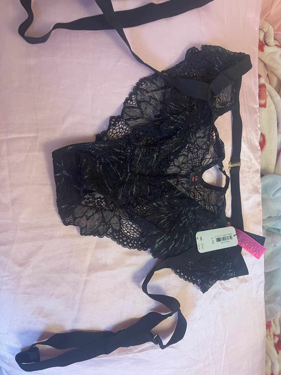 La Senza Black Lace Set- Size XL/L - photo 3