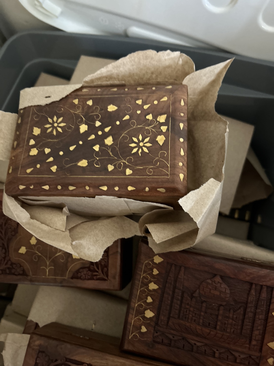 Handcrafted Wooden Trinket Box