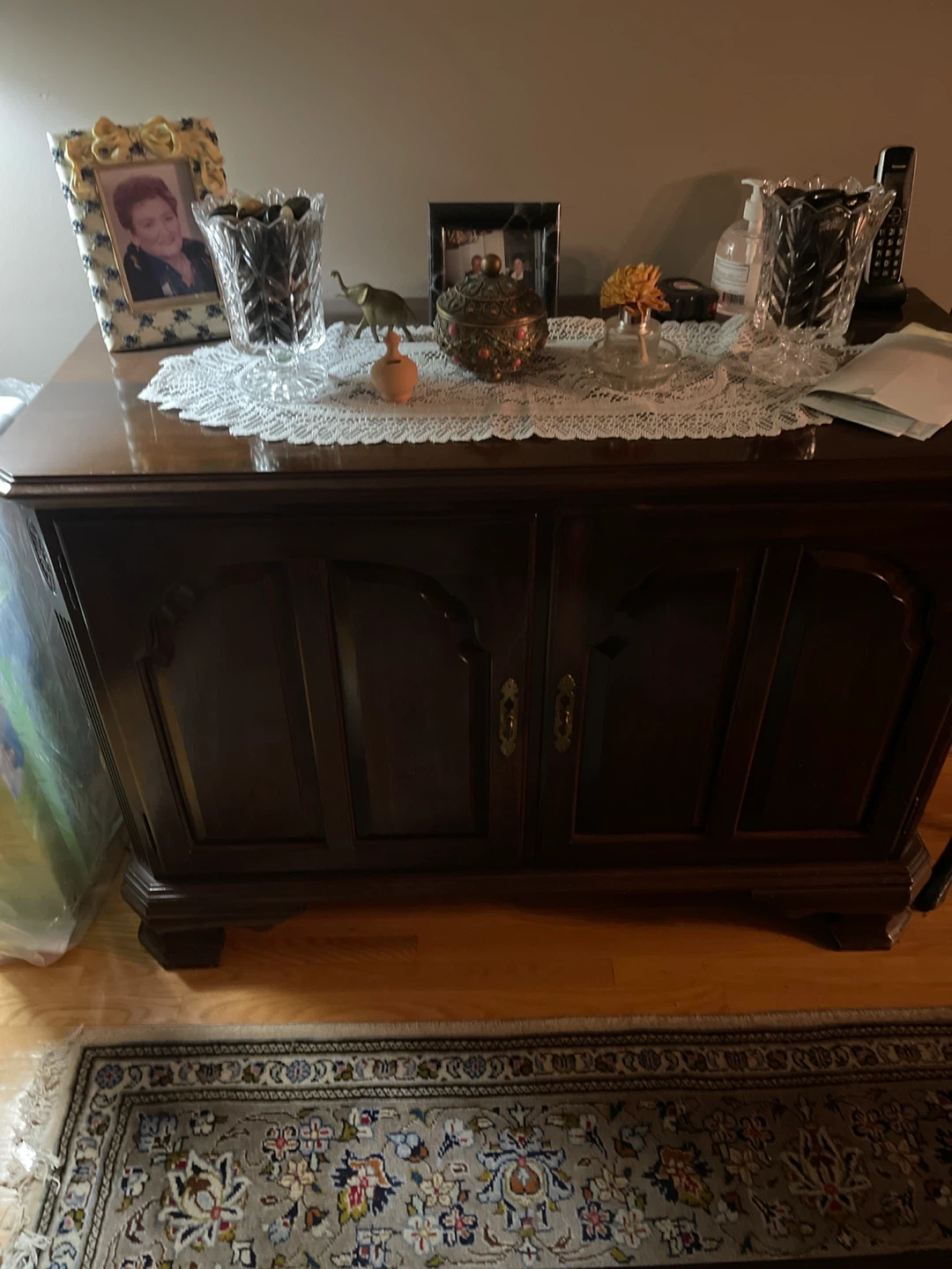 Old antique cabinet