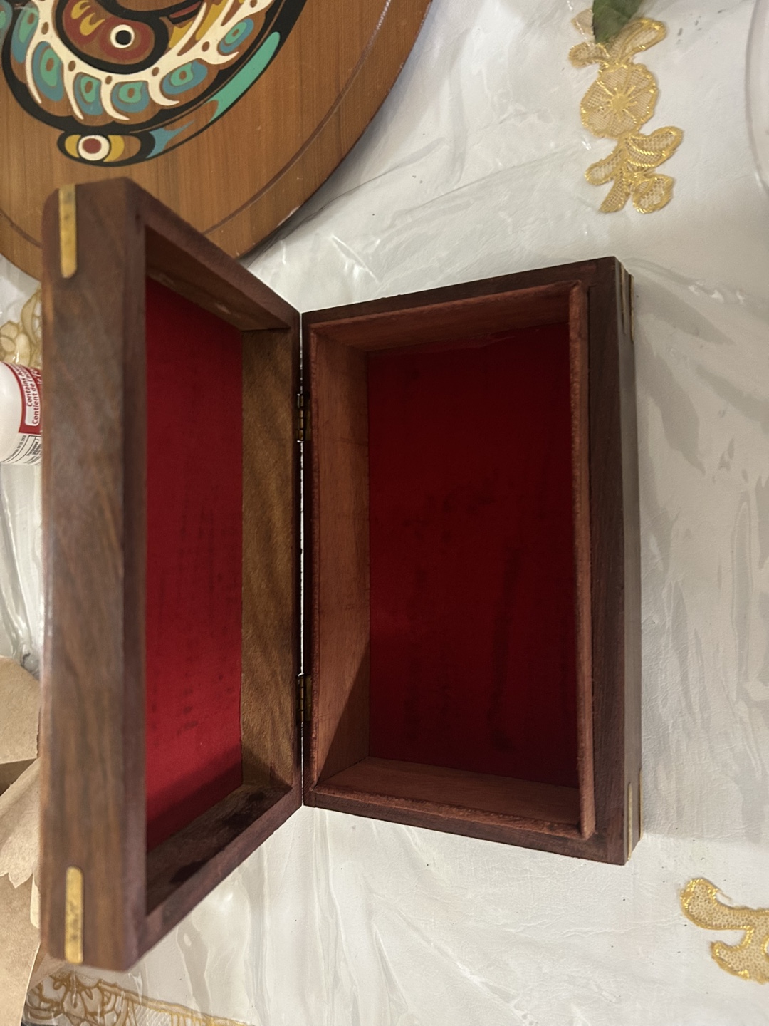 Hand Carved Wooden Box - photo 3