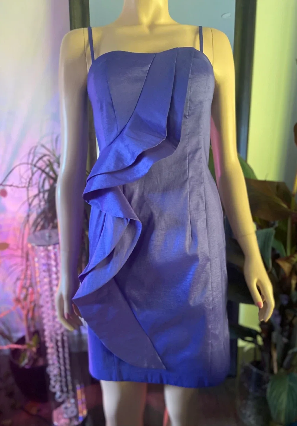 NEW: Jessica Simpson Purple Cocktail Dress Size 12 image indicator(3)