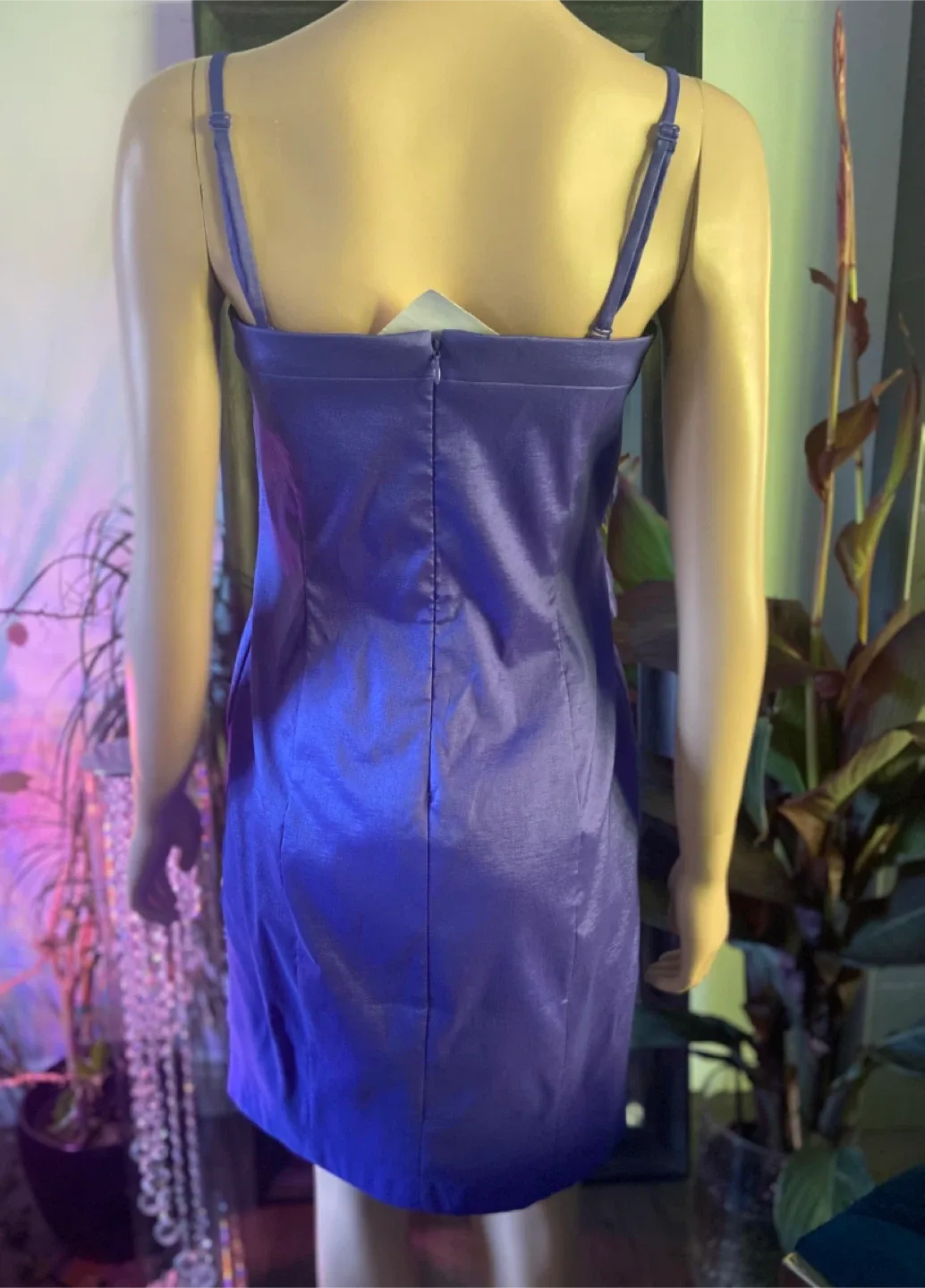 NEW: Jessica Simpson Purple Cocktail Dress Size 12 image indicator(5)