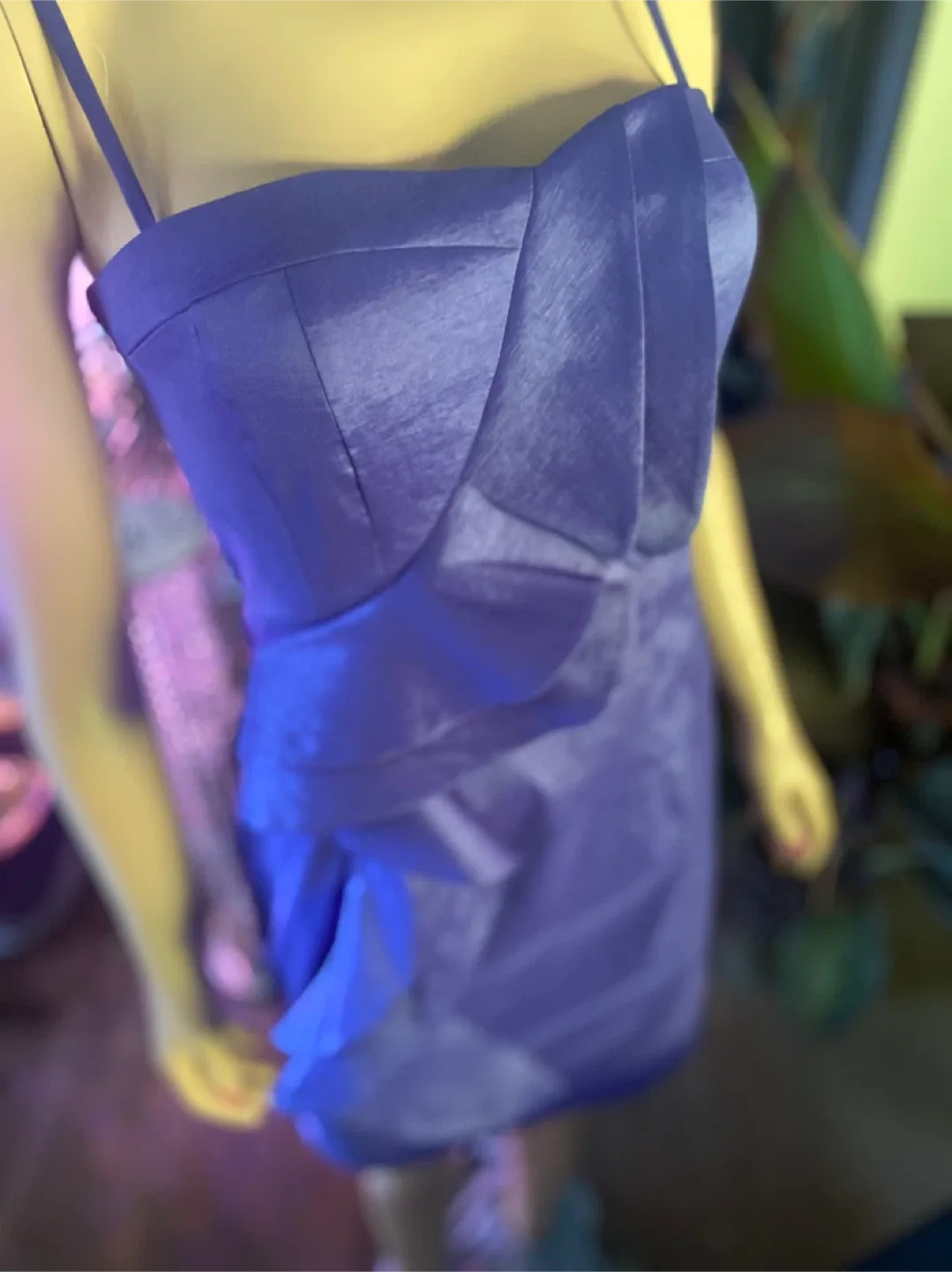 NEW: Jessica Simpson Purple Cocktail Dress Size 12 image indicator(6)