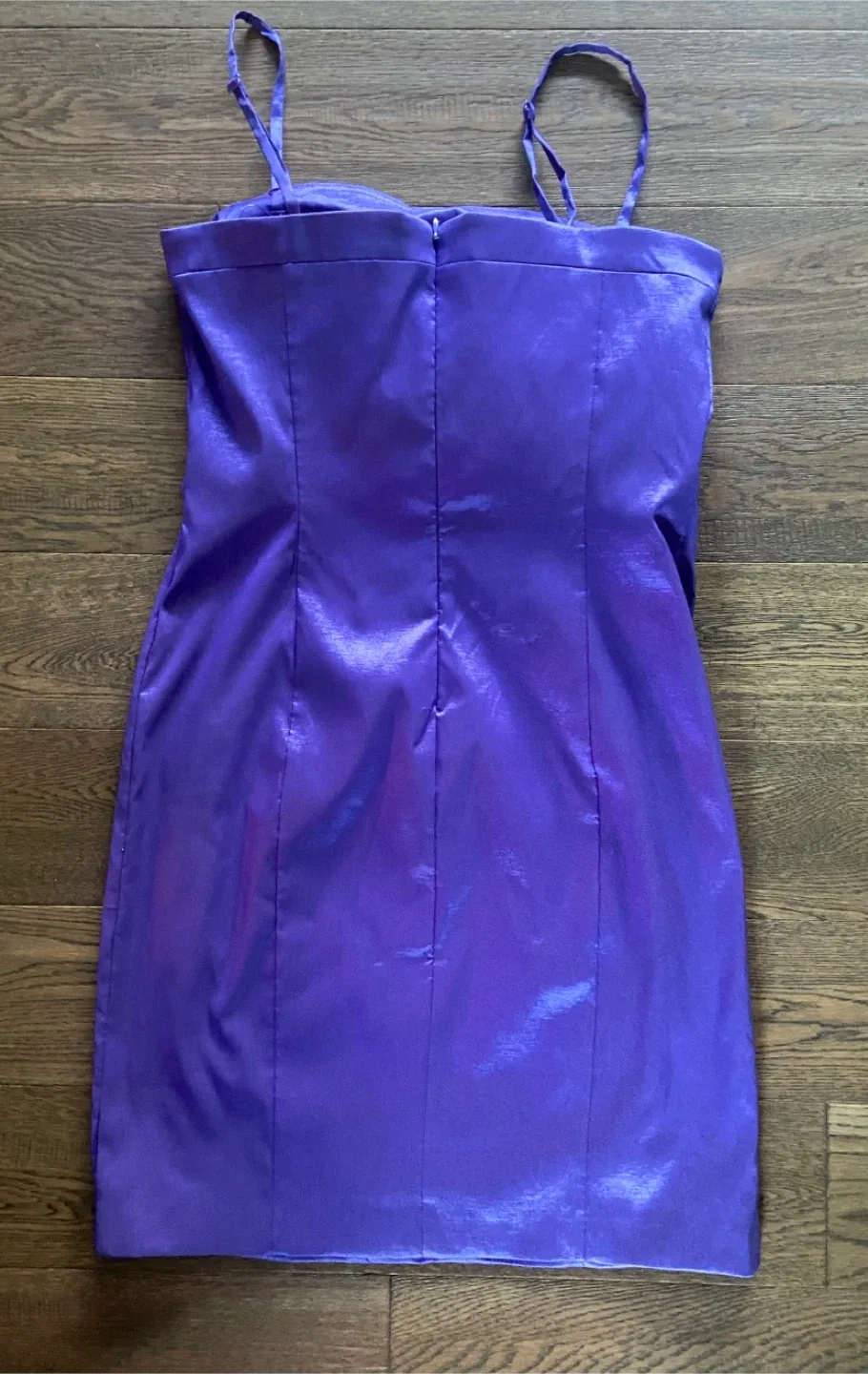 NEW: Jessica Simpson Purple Cocktail Dress Size 12 image indicator(7)