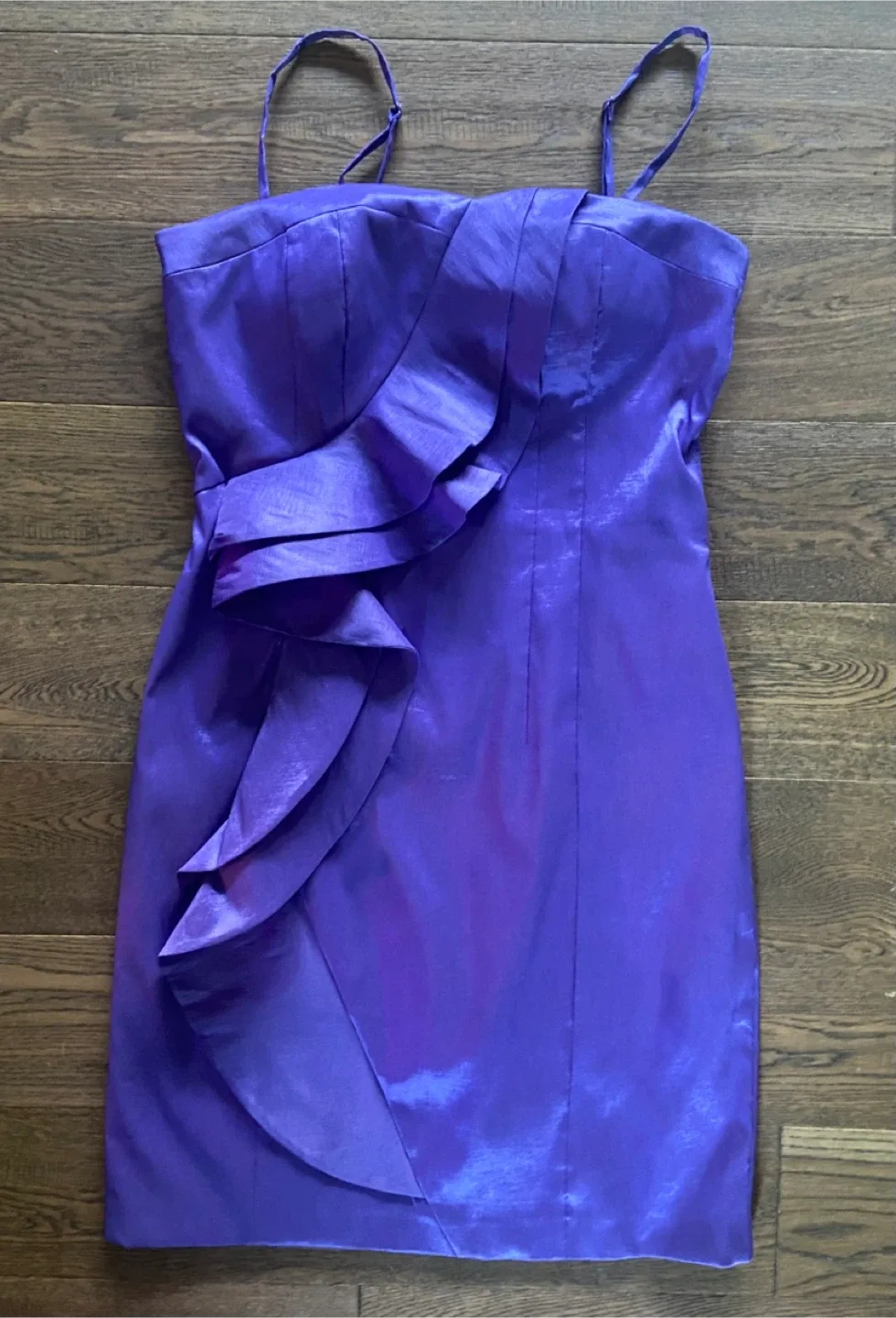 NEW: Jessica Simpson Purple Cocktail Dress Size 12 image indicator(10)