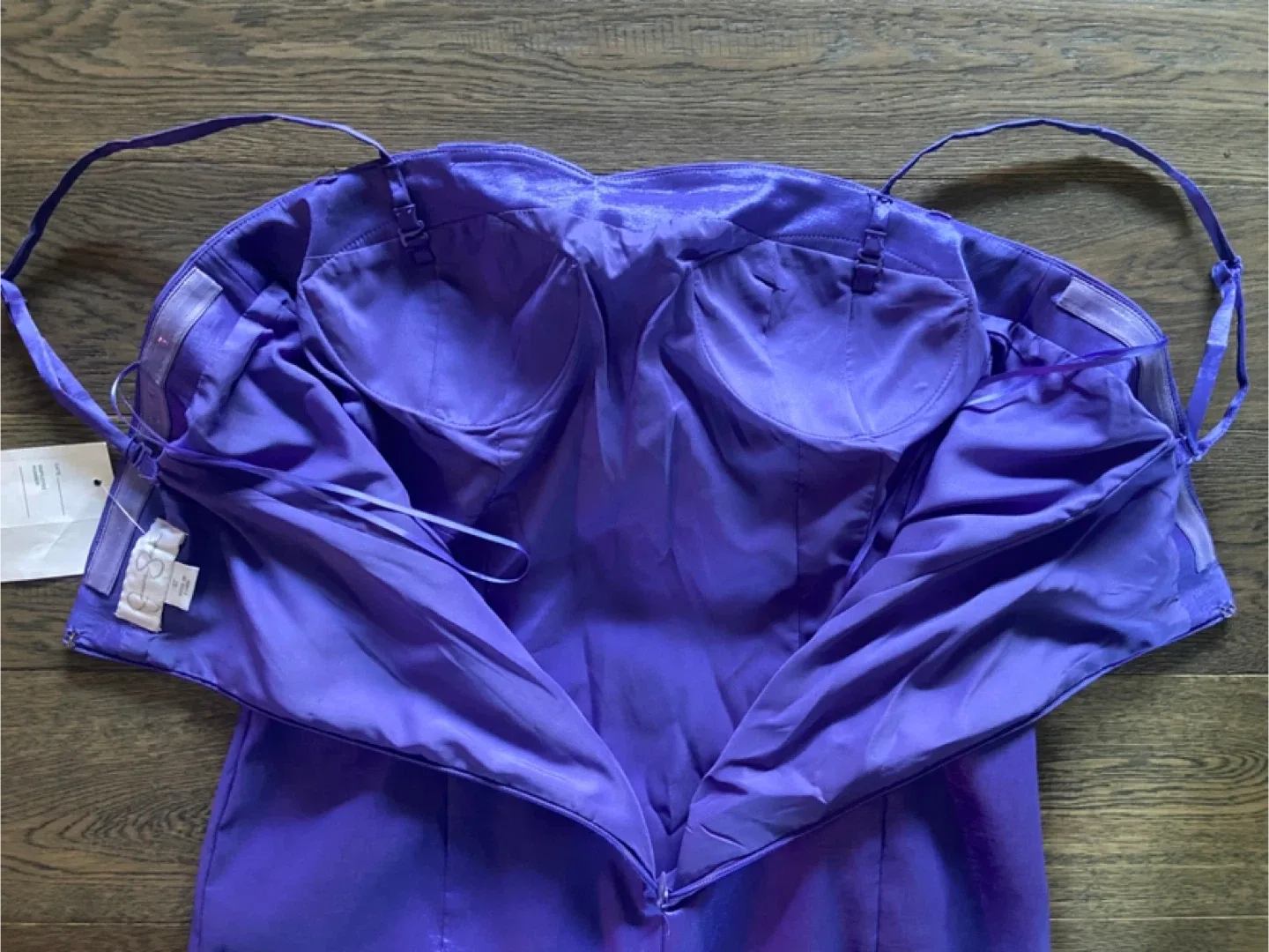 NEW: Jessica Simpson Purple Cocktail Dress Size 12 image indicator(9)