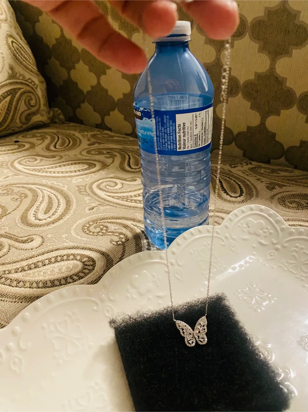 New (Unused) Olivia and Jackson Argent CZ Butterfly Necklace image indicator(6)