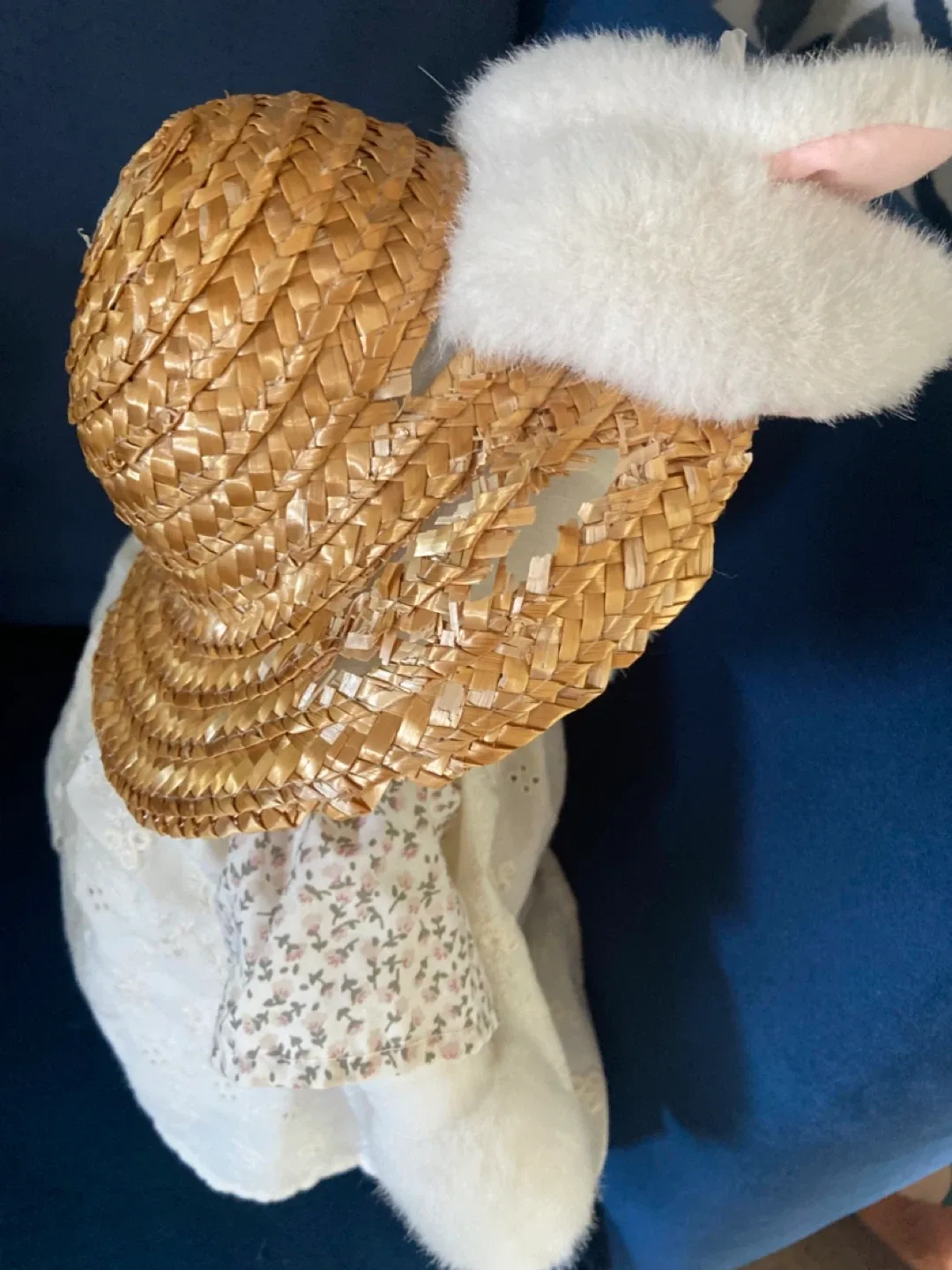 FREE: Vintage “Emma” Bunny Plush Toy with Hat image indicator(4)