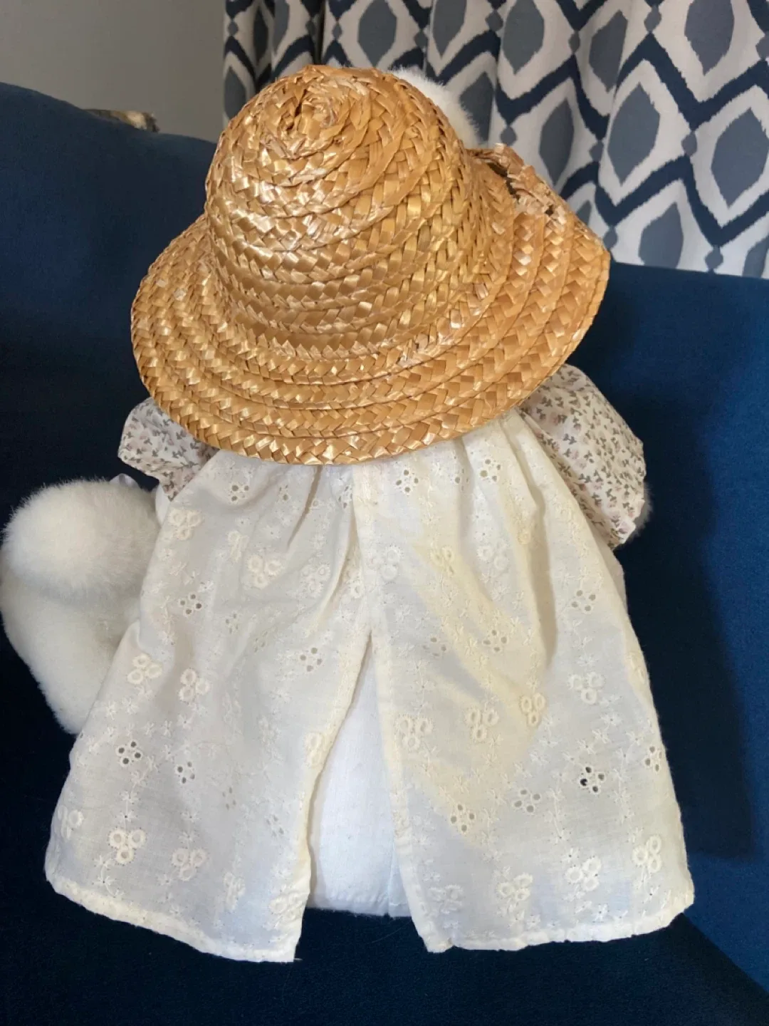 FREE: Vintage “Emma” Bunny Plush Toy with Hat image indicator(7)