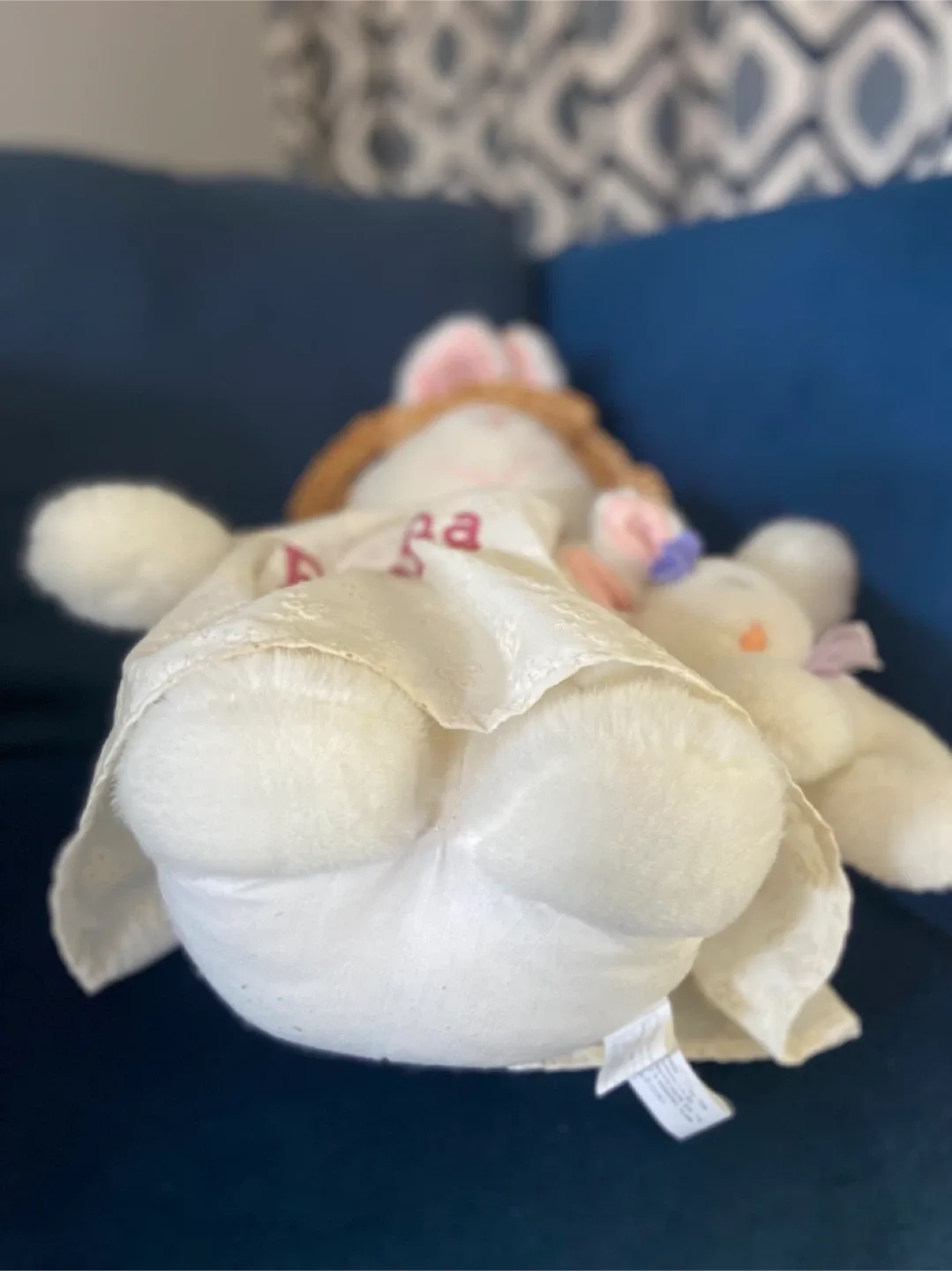 FREE: Vintage “Emma” Bunny Plush Toy with Hat image indicator(8)