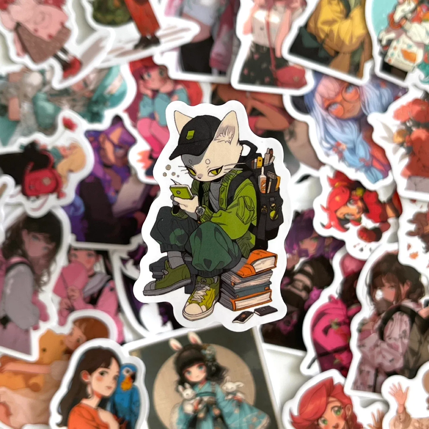 Pack of 50 Anime Style Character Stickers image indicator(5)