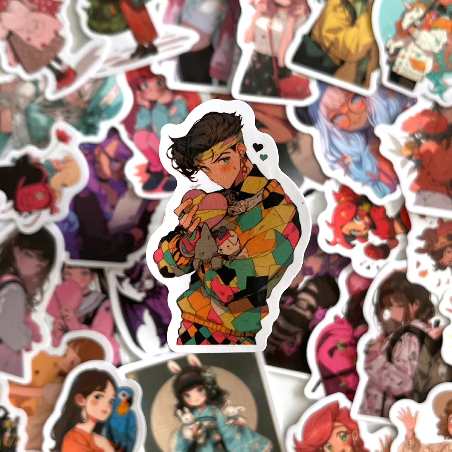 Pack of 50 Anime Style Character Stickers image indicator(6)