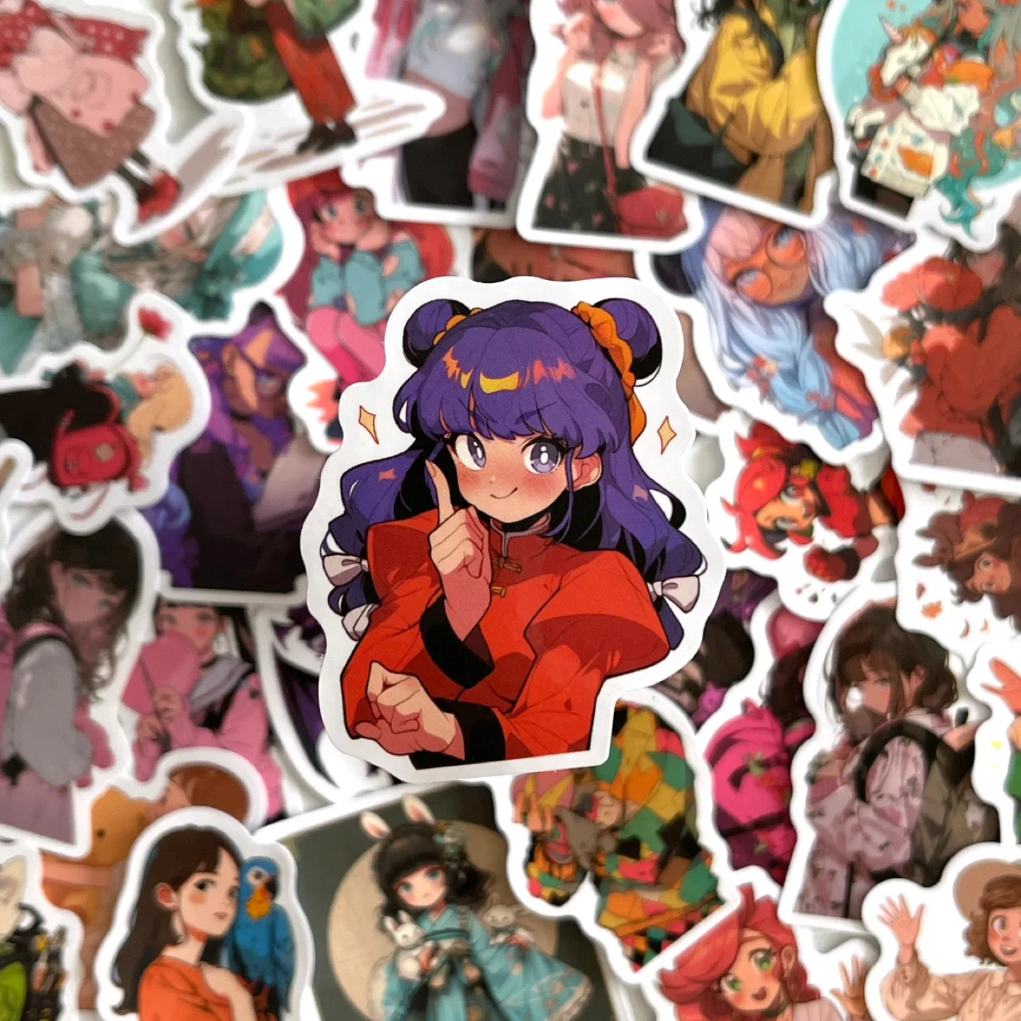Pack of 50 Anime Style Character Stickers image indicator(4)