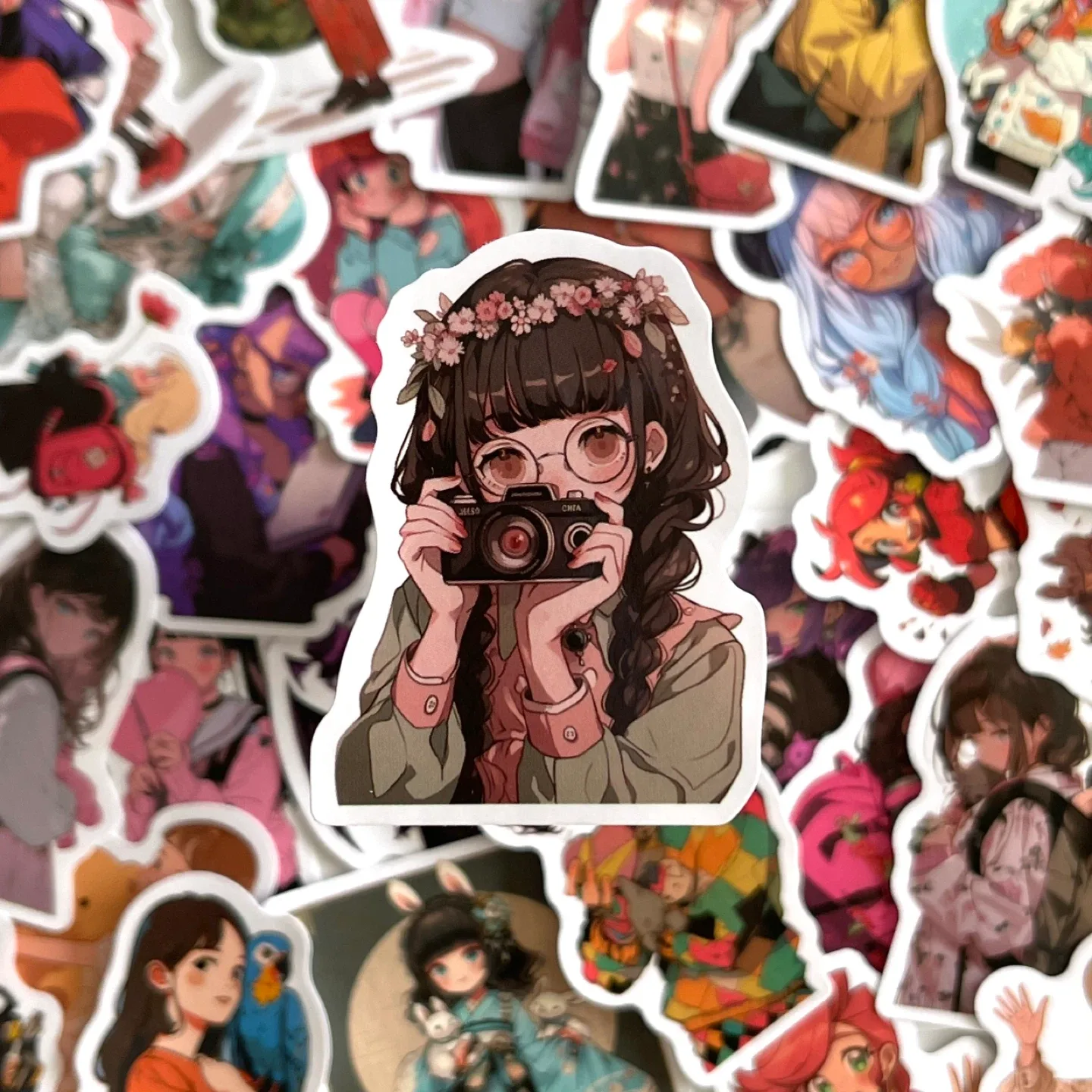 Pack of 50 Anime Style Character Stickers image indicator(2)