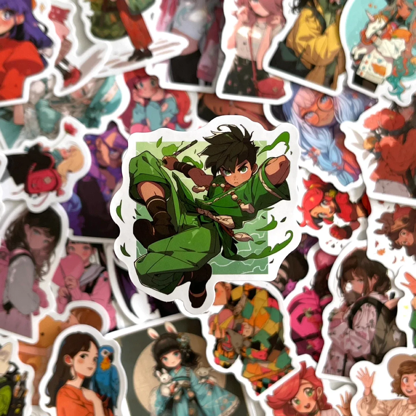 Pack of 50 Anime Style Character Stickers image indicator(3)