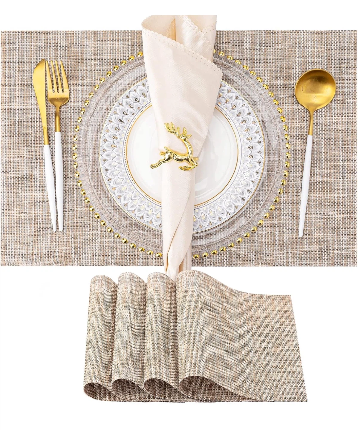 HGMO placemats 4 pieces- NEW