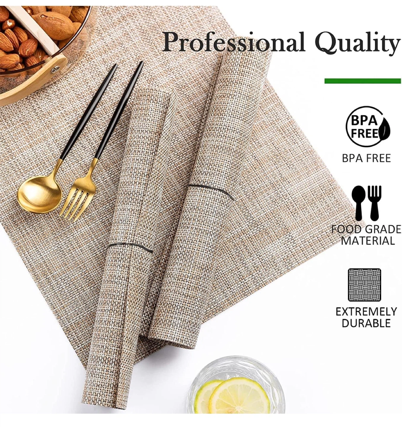 HGMO placemats 4 pieces- NEW - photo 2