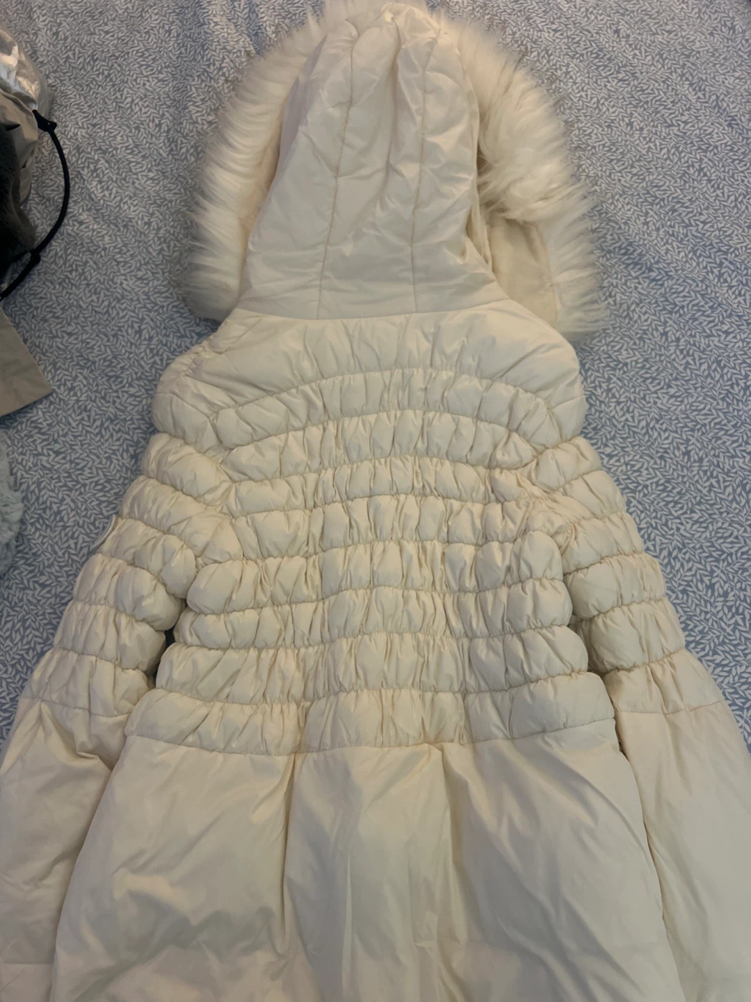 R Reiss White Puffer Coat - photo 2