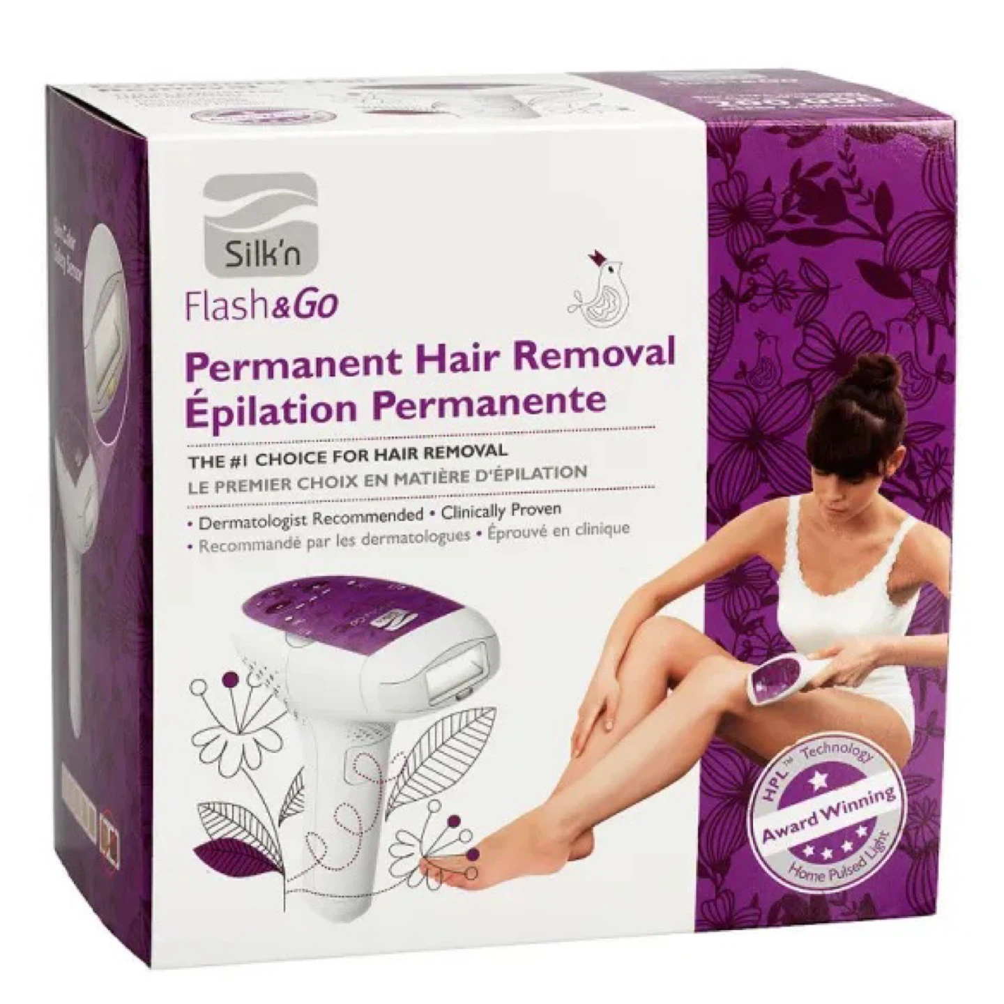 Silk'n Flash&Go Permanent Hair Removal Device