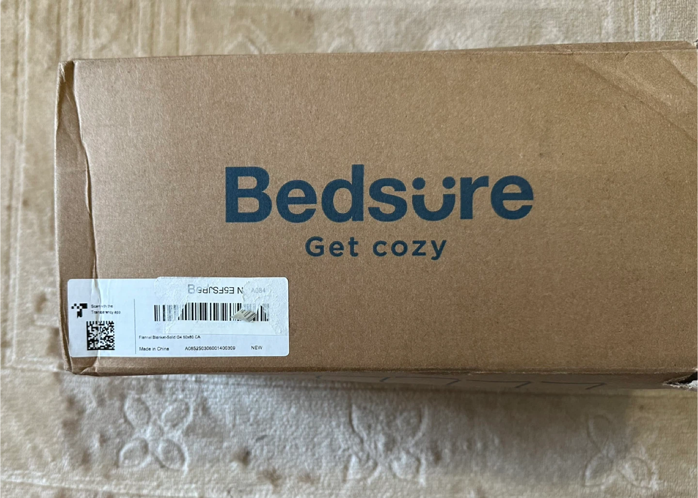Bedsure Twin Blanket for Bed - Fleece Cozy 60x80 grey - photo 2