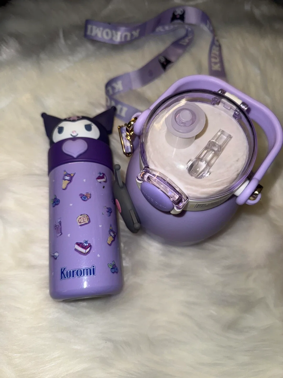 Kuromi Purple Water Bottles image indicator(2)