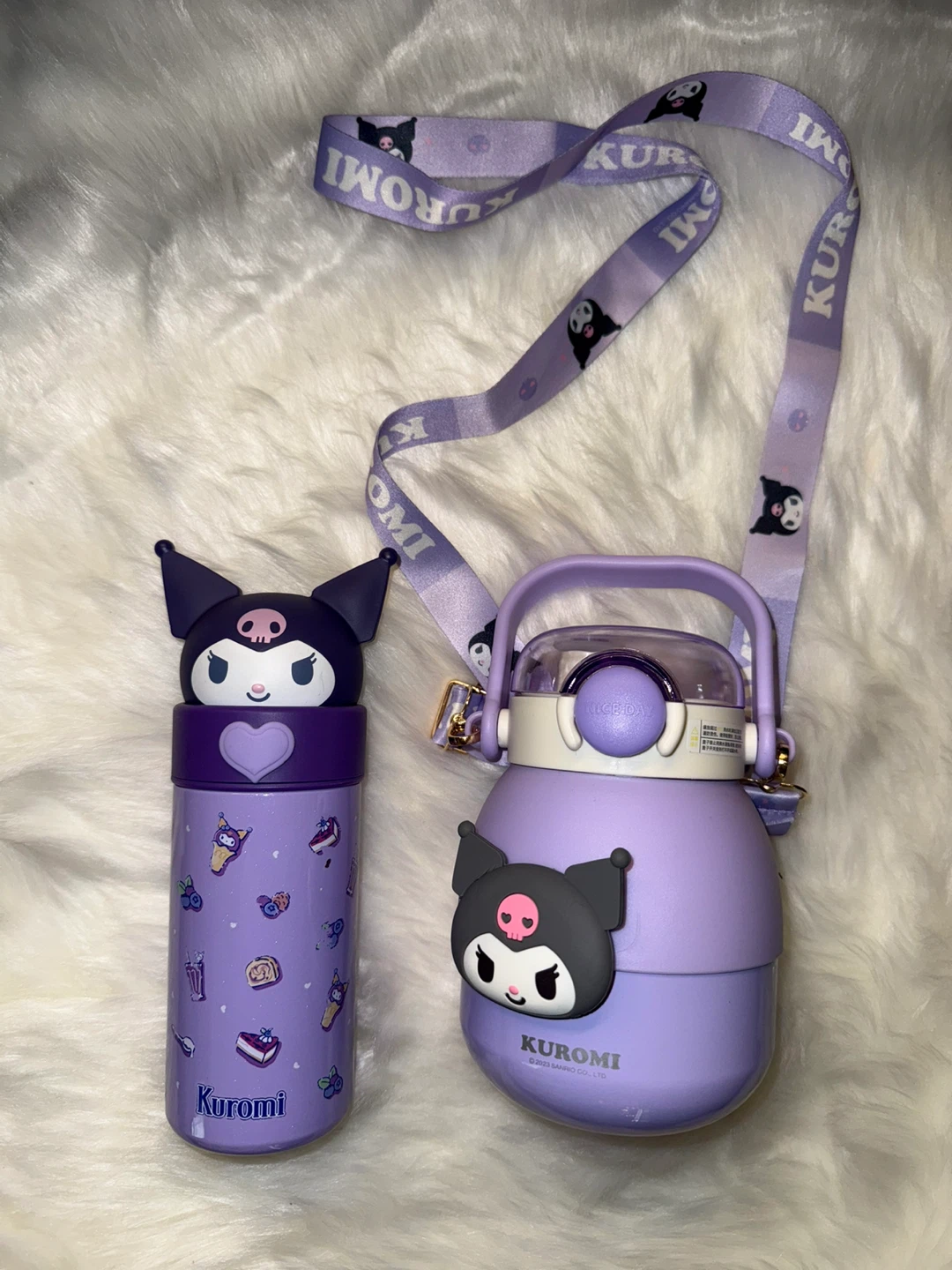 Kuromi Purple Water Bottles