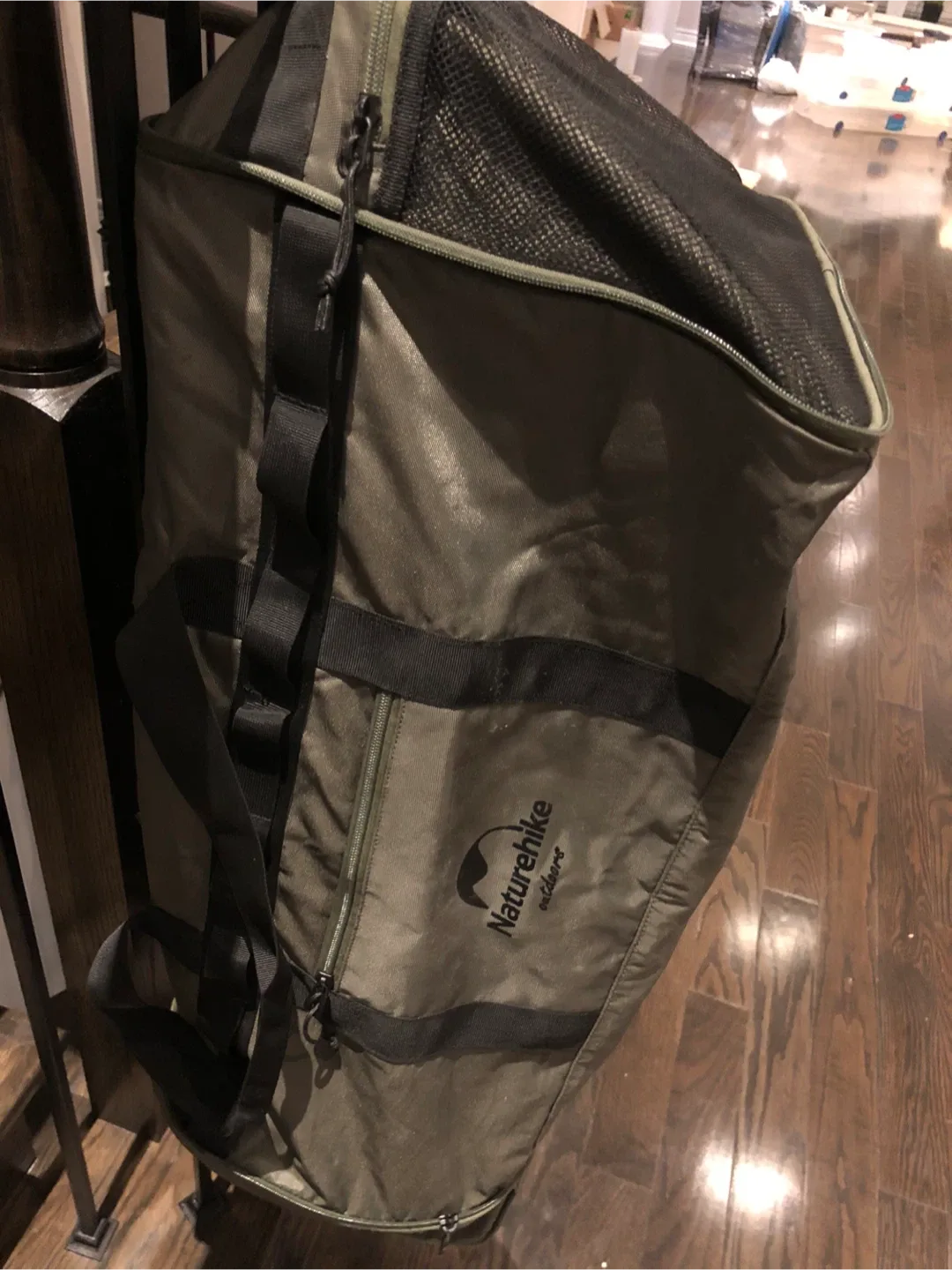 Naturehike Outdoors Rolling Duffel Bag - Olive Green image indicator(4)