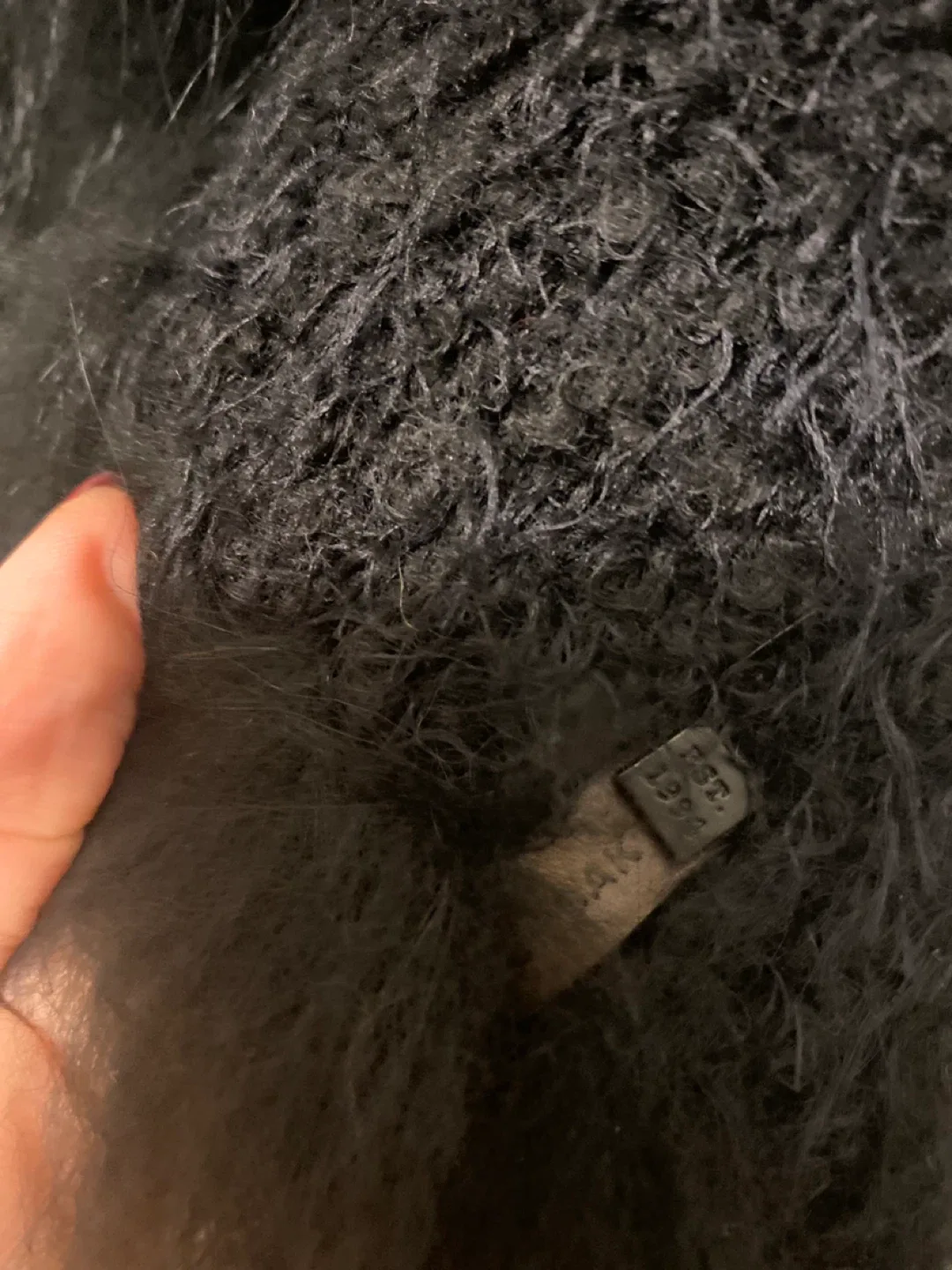 Rudsak Black Fur Vest - Size XS/S image indicator(2)