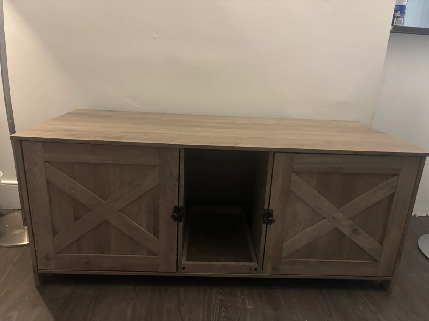 Enclosed cat litter cabinet image indicator(2)