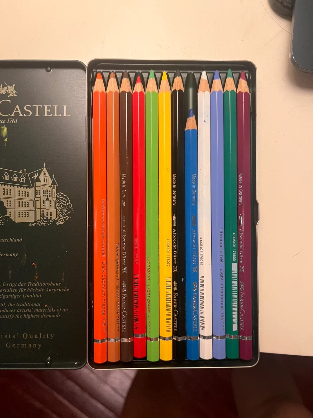 Faber-Castell Albrecht Dürer Watercolour Pencils - 12 Pack image indicator(2)