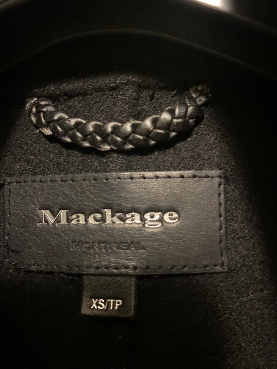 Mackage Black Wool Coat - Size XS image indicator(2)