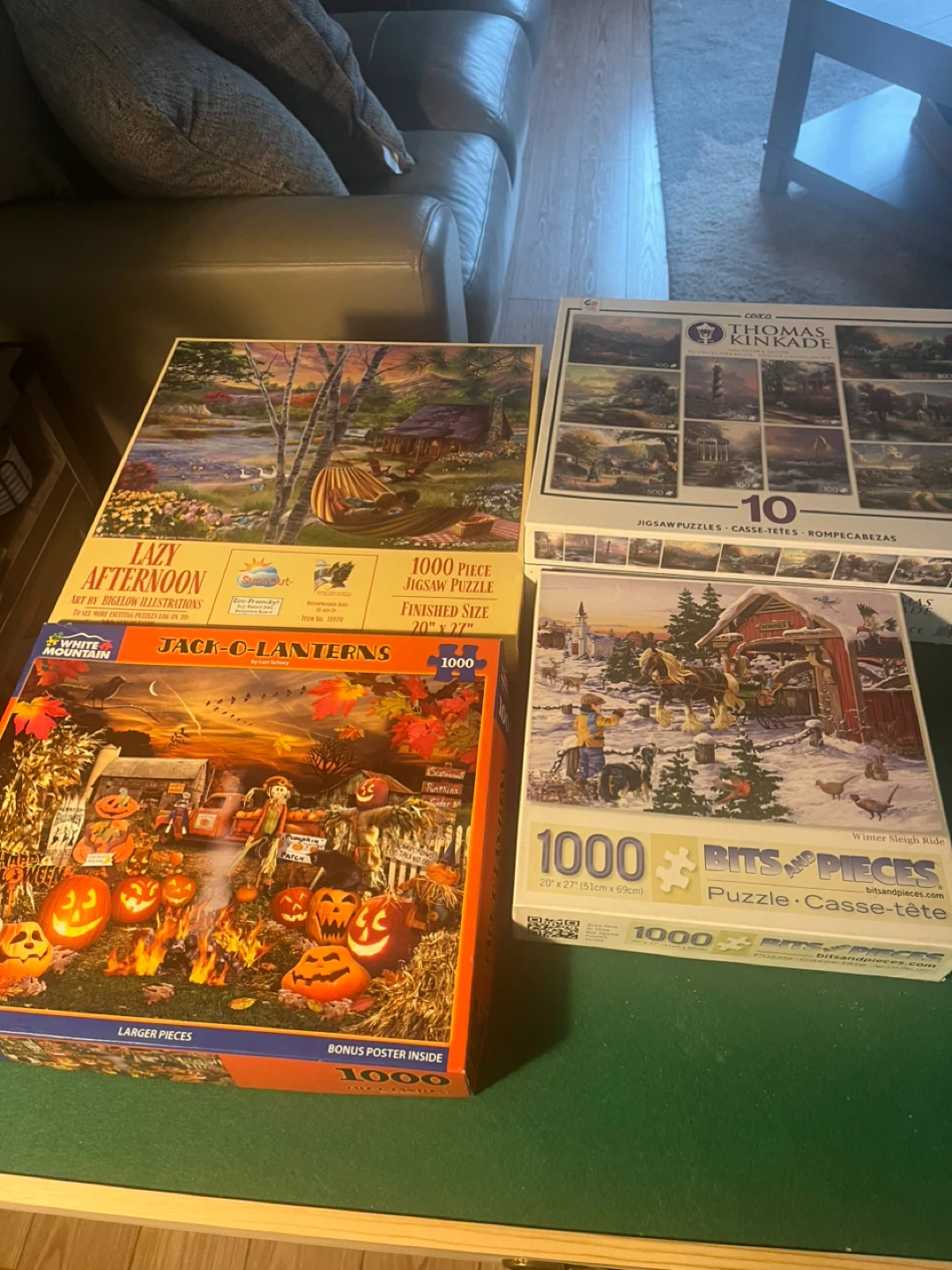 Assorted Jigsaw Puzzles - White Mountain, Bits and Pieces, Ceaco