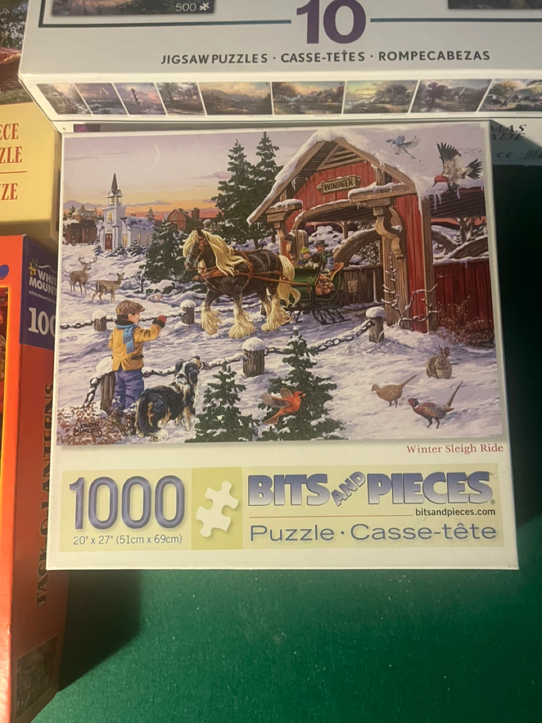 Assorted Jigsaw Puzzles - White Mountain, Bits and Pieces, Ceaco - photo 3