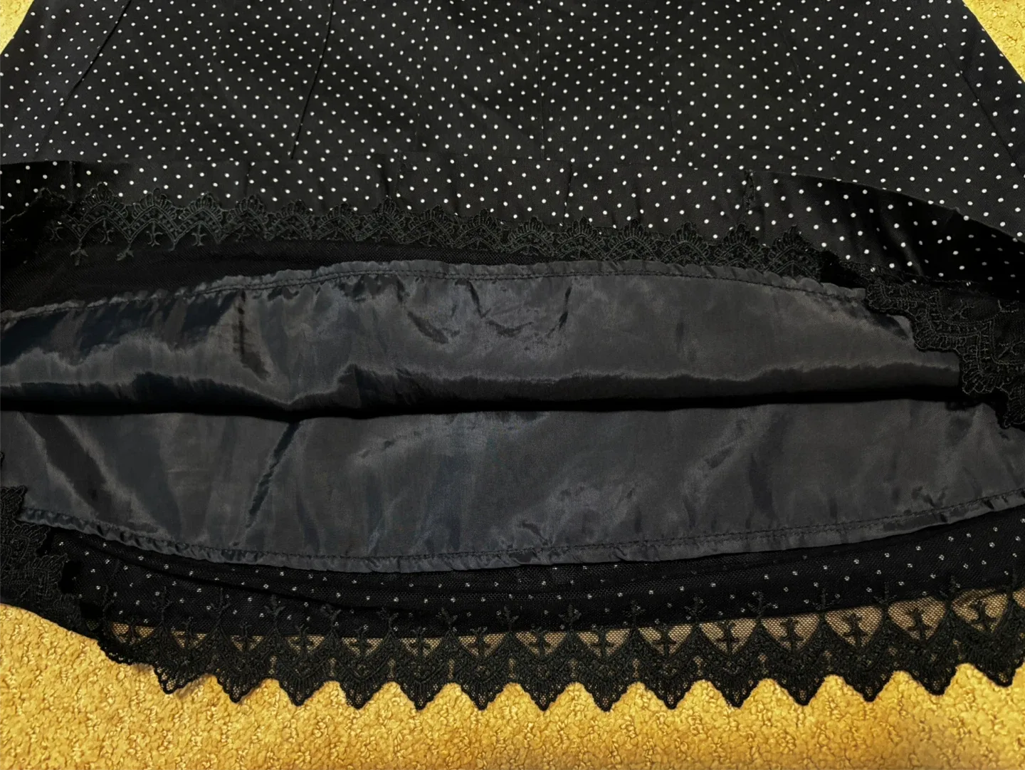 Olive des Olive Black Polka Dot Skirt image indicator(2)